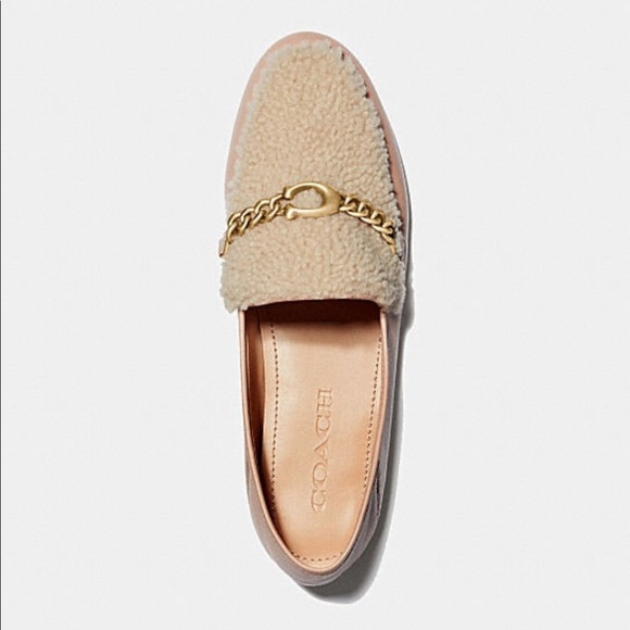 Coach Helena Loafer in Pale Blush/Natural - Picture 3 of 4